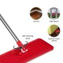 Flat Mop + Bucket + Telescopic Pole + 2 x Microfibre Pad 5.7L Floor Cleaning XXL Set Rotating Head Flat Mop + Bucket + Telescopic Pole + 2 x Microfibre Pad 5.7L Floor Cleaning XXL Set Rotating Head