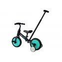 Lean 3-wheel pedal bike 3in1 black-mint