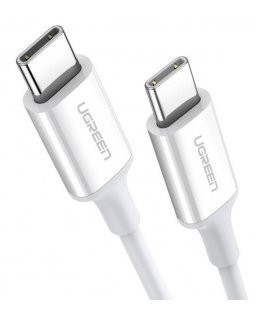 UGREEN US264 Type C to Type C Cable, 60W, 0.5m (white)