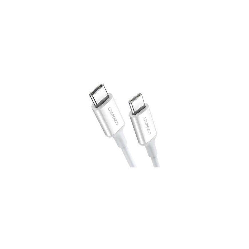 UGREEN US264 Type C to Type C Cable, 60W, 0.5m (white) – 2