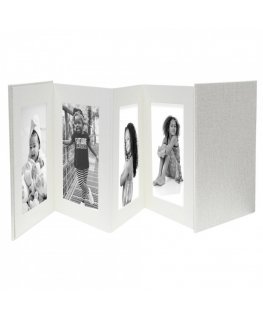 Deknudt Leporello grey 8x13x18 Linen, 8 Photos A66DC7 8PH