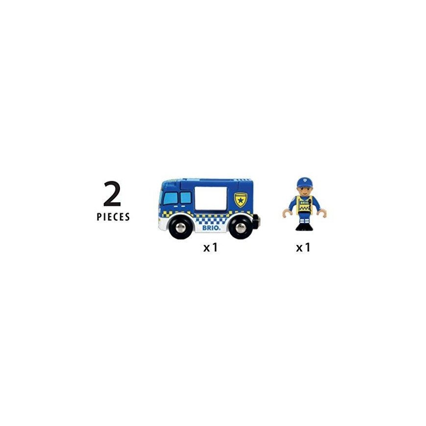 Brio Railway BRIO policijos autobusiukas, 33825 – 14