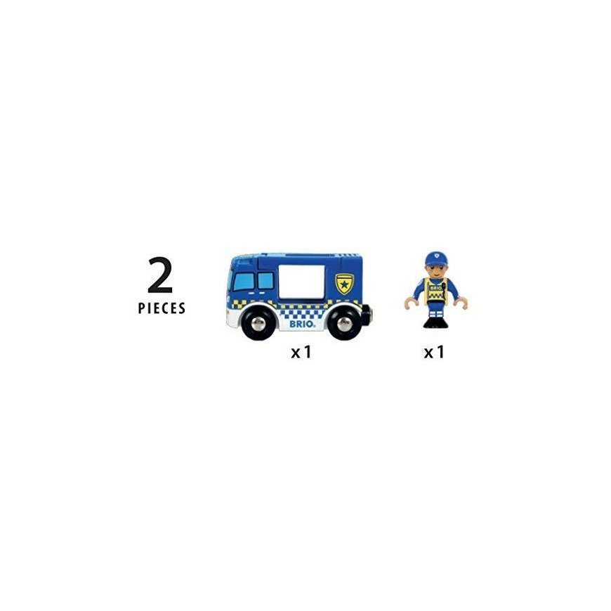 Brio Railway BRIO policijos autobusiukas, 33825 – 19