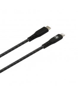 Tellur Green Data cable Type-C to Lightning 3A PD60W 1m nylon black