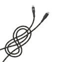Tellur Green Data cable Type-C to Lightning 3A PD60W 1m nylon black Tellur Green Data cable Type-C to Lightning 3A PD60W 1m nylon black