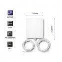 Qoltec 57022 5G Antenna | 14 dBi | Outdoor Qoltec 57022 5G Antenna | 14 dBi | Outdoor