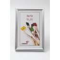Photo frame Gedeon Frame GED 60x80 plast EASY silver | 8mm Photo frame Gedeon Frame GED 60x80 plast EASY silver | 8mm