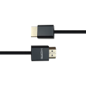 Itin plonas HDMI kabelis DELTACO 4K UHD, 1m, juodas / HDMI-1091-K / 00100017 Itin plonas HDMI kabelis DELTACO 4K UHD, 1m, juodas / HDMI-1091-K / 00100017