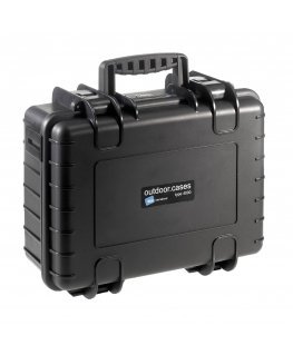 B&W Outdoor Case Type 4000 black with pre-cut foam insert