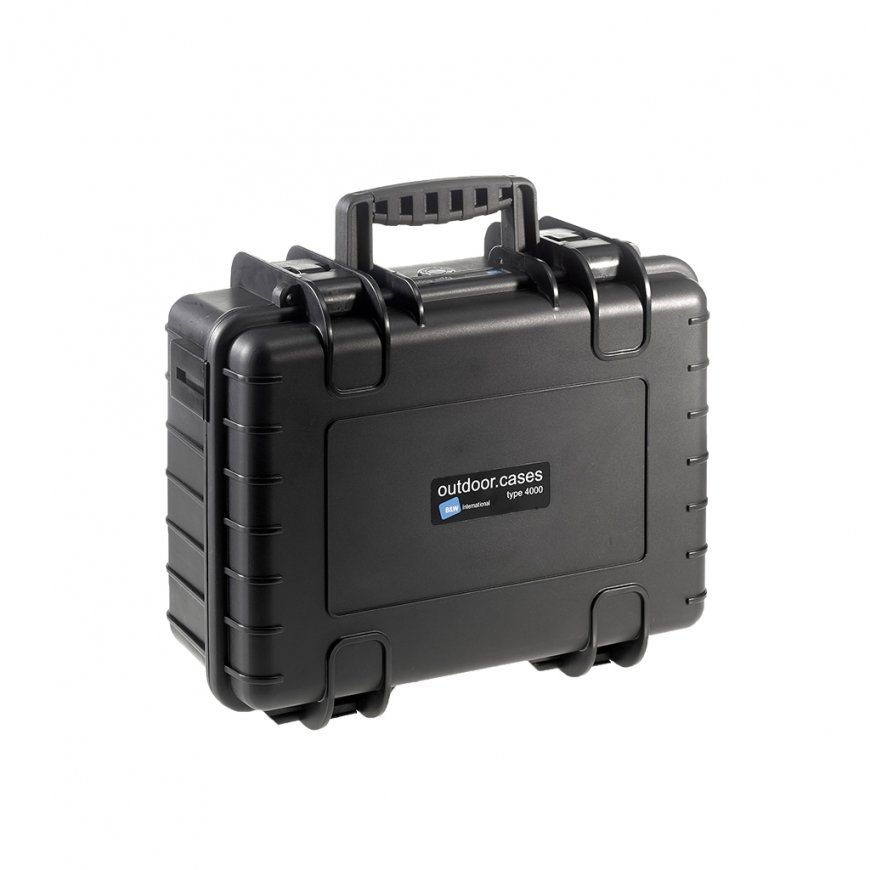 B&W Outdoor Case Type 4000 black with pre-cut foam insert – 2