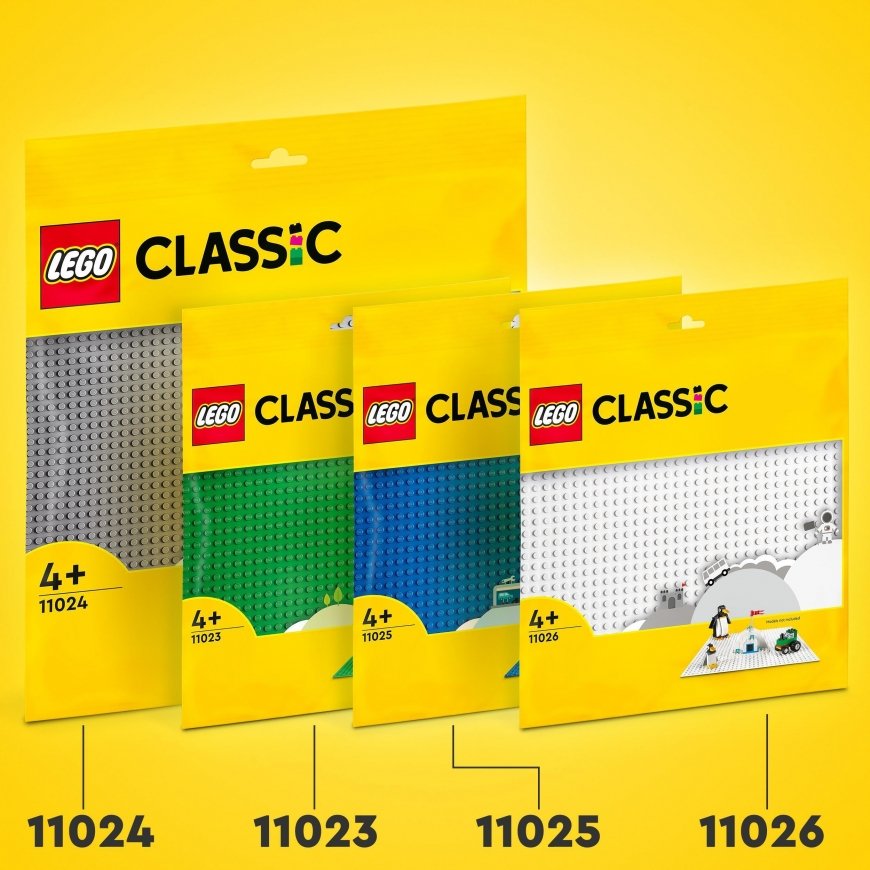 LEGO Classic 11024 - Gray building board – 6