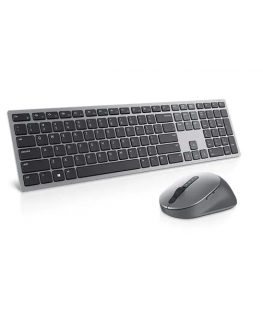 Dell Premier Multi-Device Klaviatūra ir pelė KM7321W Klaviatūra ir pelė, Wireless, Batteries included, EN/LT, Titan pilkas