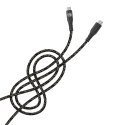 Tellur Green Data cable Type-C to Type-C 3A PD60W 1m nylon black Tellur Green Data cable Type-C to Type-C 3A PD60W 1m nylon black
