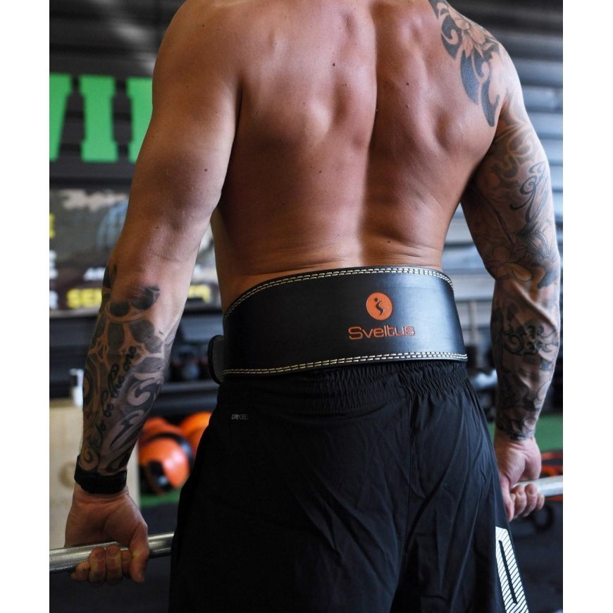 Belt for weightlifting leather SVELTUS 9403 125cm – 4