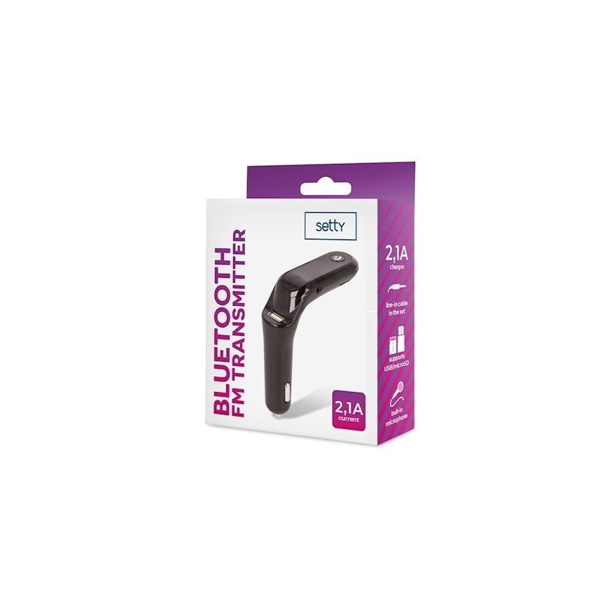 Setty TFM-02 FM Transmitter Bluetooth 5