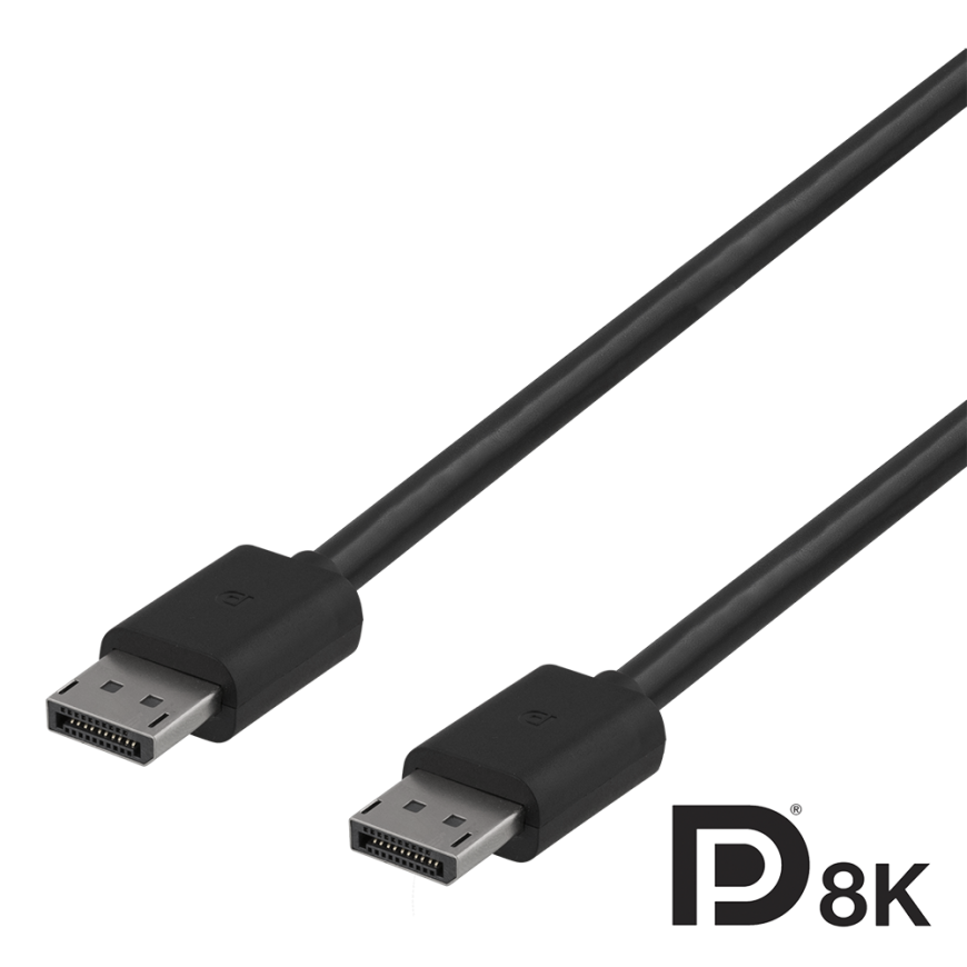 Deltaco Cable DELTACO DisplayPort, 8K, DP