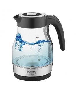 Camry Kettle CR 1300 Electric, 2200 W, 1.7 L, Stainless steel, 360° rotational base, Black