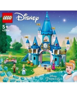 LEGO Disney Princess 43206 Cinderella and Prince Charming Castle