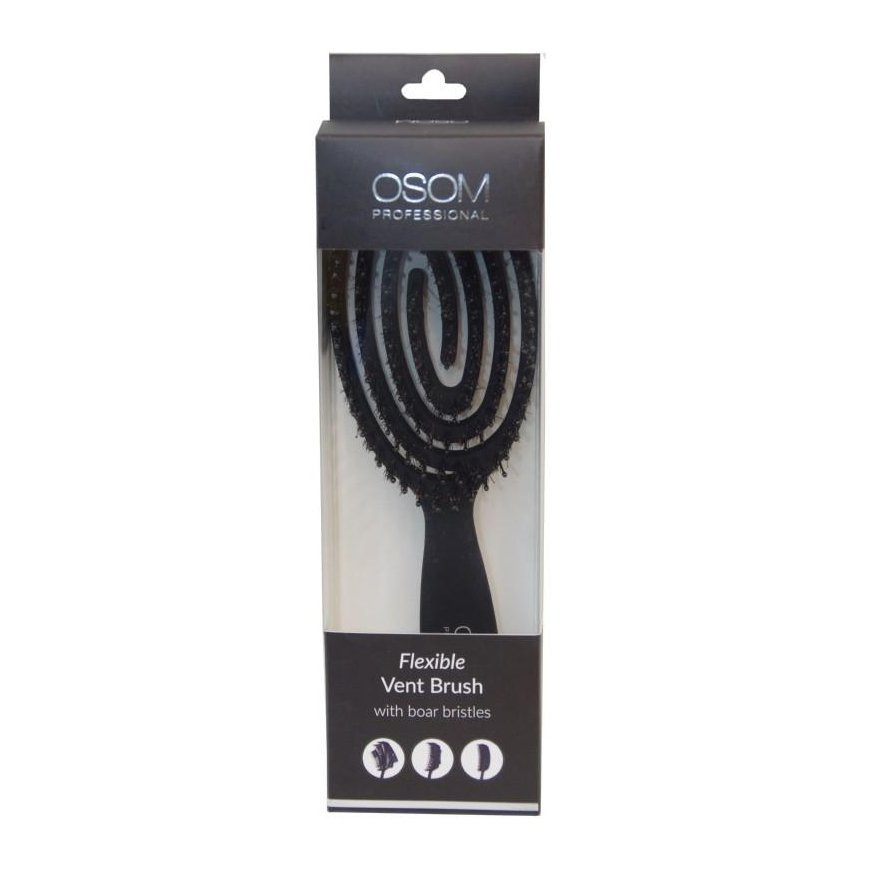 Osom Professional Hair Brush, nylon + bristle, oval OSOM99573 – 2
