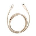 Tellur Green Data Cable Type-C To Lightning 2.4A PD20W 1m nylon cream Tellur Green Data Cable Type-C To Lightning 2.4A PD20W 1m nylon cream