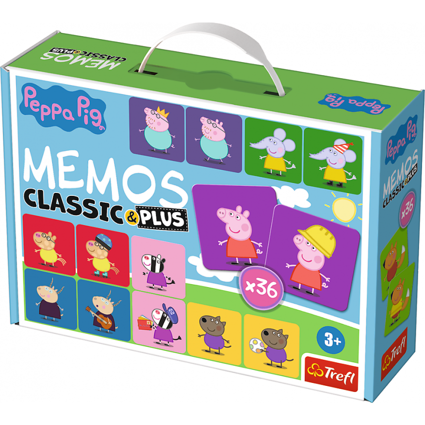 TREFL PEPPA PIG Memo klassikaline Plus Põrsas Peppa