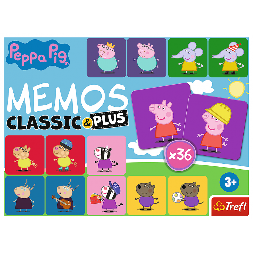 TREFL PEPPA PIG Memo klassikaline Plus Põrsas Peppa – 2
