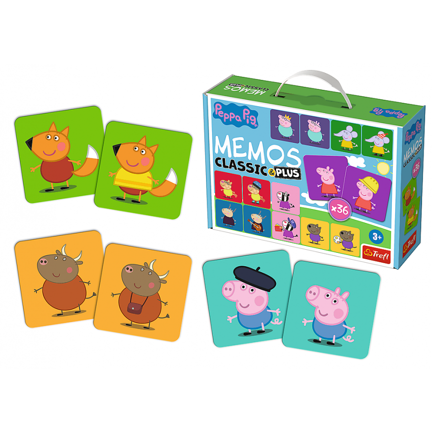 TREFL PEPPA PIG Memo klassikaline Plus Põrsas Peppa – 4