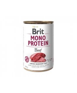 BRIT Mono Protein Beef - wet dog food - 400 g