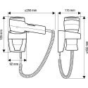 VALERA 542.14 / 038A (55420951) All black Hair dryer VALERA 542.14 / 038A (55420951) All black Hair dryer