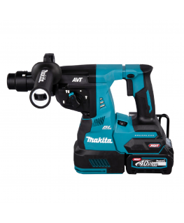 Makita HR004GM201 cordless combination hammer, incl. 2x 4.0 Ah batteries, charger, MAKPAC