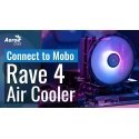 CPU aušintuvas Aerocool Cooling AEROCOOL PGS RAVE 3 FRGB PWM 4P CPU aušintuvas Aerocool Cooling AEROCOOL PGS RAVE 3 FRGB PWM 4P