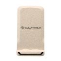 Tellur Green Qi wireless fast desk charger, 15W, cream Tellur Green Qi wireless fast desk charger, 15W, cream
