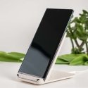 Tellur Green Qi wireless fast desk charger, 15W, cream Tellur Green Qi wireless fast desk charger, 15W, cream