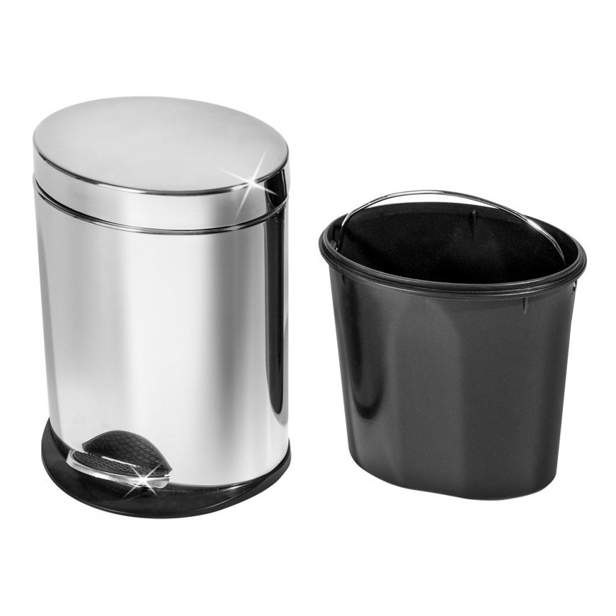 ArtMoon Saturn Bathroom Pedal Bin 12L Stainless Steel Polished – 2