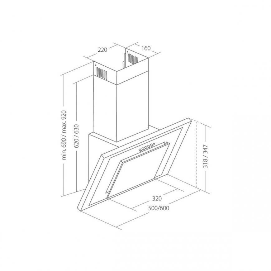 Korstna kubu AKPO WK-4 NERO ECO 50 valge – 2
