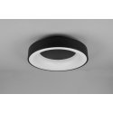 Trio Girona -LED-plafondi, 45 cm, musta, 3100 lm, 3000 K, switch dimmer Trio Girona -LED-plafondi, 45 cm, musta, 3100 lm, 3000 K, switch dimmer