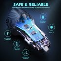 Tellur FCC10 car charger 38W, 6A (PD20W + QC3.0) juodas