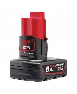 Milwaukee M12B6 12V / 6,0 Ah Li-Ion Battery