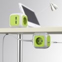 GreenBlue GB118 MagicCube 2xUSB 1,4m prantsuse tüüpi mitme toitega 2xUSB