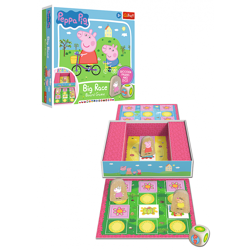 TREFL PEPPA PIG Galda spēle “Lielās sacīkstes” – 4