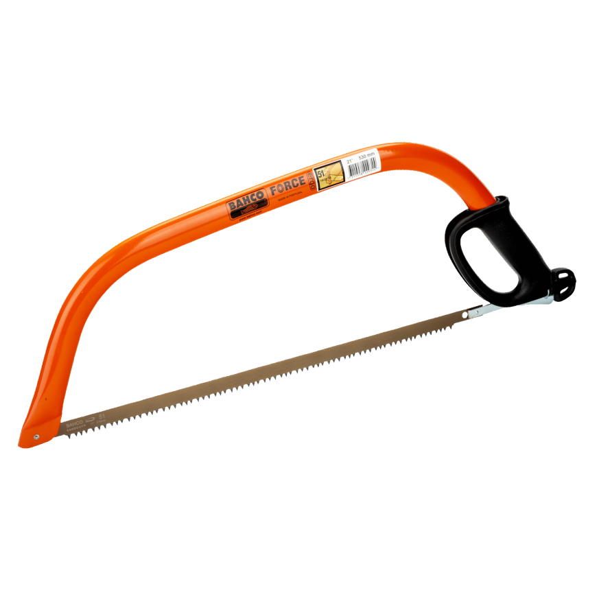 Bahco Professional frame saw ERGO FORCE 24 "607 mm. Blade tension up to 120 kg. Mm. Integrated handle. Supplied with dry wood bl – 2