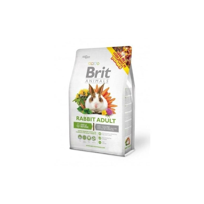 BRIT Animals maistas suaugusiems triušiams 1,5kg