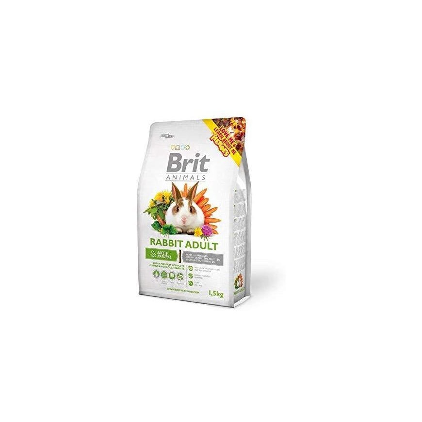 BRIT Animals maistas suaugusiems triušiams 1,5kg – 5