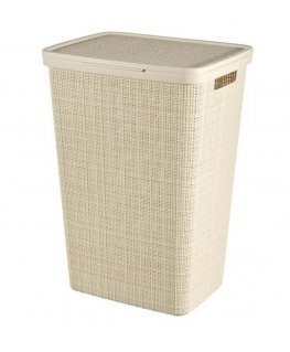 Curver NATURAL STYLE laundry basket 58L Creamy