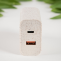 Tellur Green 38W dual port charger Type-C PD20W + USB QC3.0, cream Tellur Green 38W dual port charger Type-C PD20W + USB QC3.0, cream