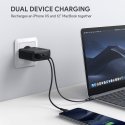 AUKEY PA-D3 mobile device charger Black 1xUSB C | 1xUSB A Power Delivery 3.0 60W 5.4A Dynamic Detect AUKEY PA-D3 mobile device charger Black 1xUSB C | 1xUSB A Power Delivery 3.0 60W 5.4A Dynamic Detect