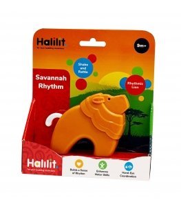HALILIT Rattle Savannah rhythm, Lion