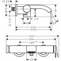 Bathroom faucet Hansgrohe Vivenis 75420670, black matt