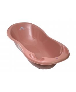 TEGA bathtub with stopper METEO, 102 cm, Brown, ME-005