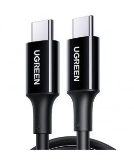 UGREEN US300 USB-C cable to USB-C, 100W, 5A, 1m (black)
